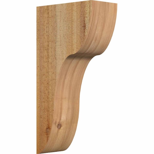 Ekena Millwork Carmel Rough Sawn Corbel, Western Red Cedar, 6"W x 12"D x 24"H COR06X12X24CAR00RWR - main